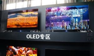 卖场内日渐壮大的OLED有机电视专区