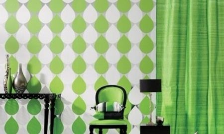打造时尚绿色环保之家 10款绿色淡雅壁纸赏析