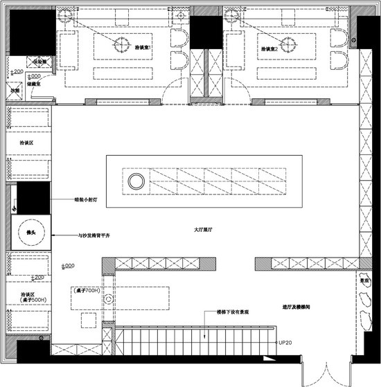 璞玉展厅1F平面图