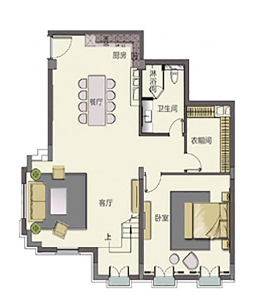 春晖园·随园-三居室-152.00平米-装修设计