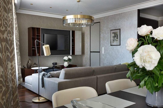 圣彼得堡公寓优雅的灰色情调