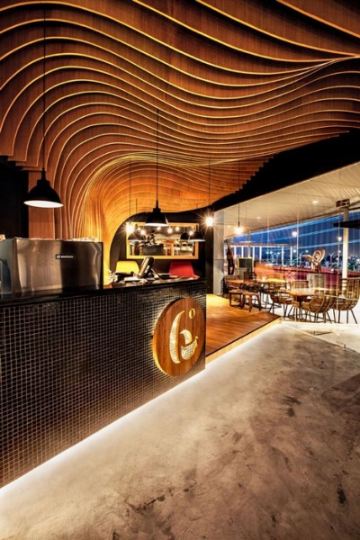 雅加达Six Degrees咖啡店设计