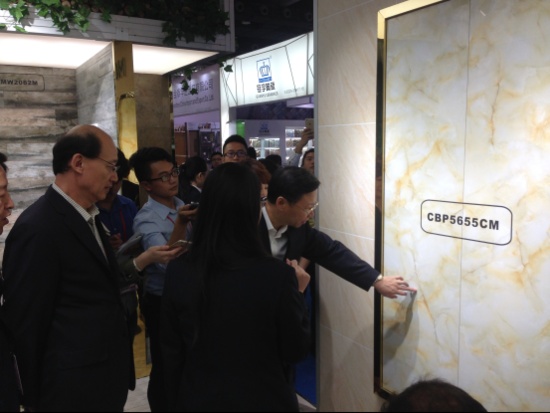 蒙娜丽莎瓷砖2015新产品广交会上获好评