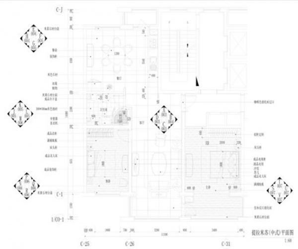 联合福邸-二居室-82.00平米-装修设计