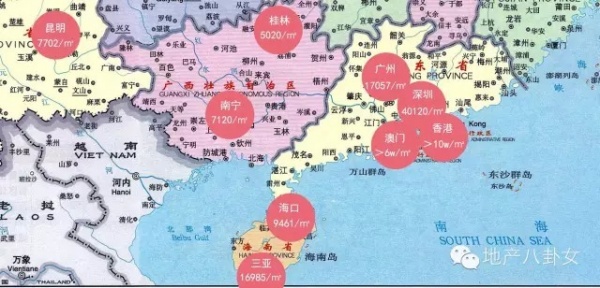 中国房价地图