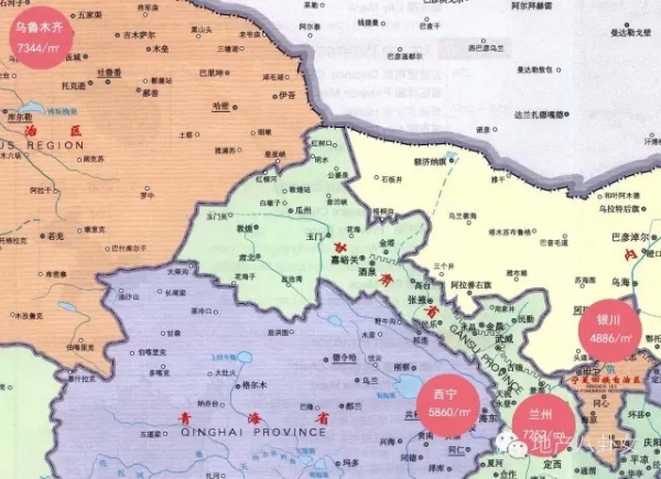 中国房价地图