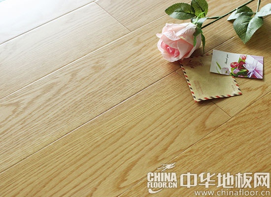 贝尔地板地热专用经典橡木浅色摩洛哥印橡多层实木复合地板