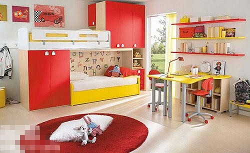 五种明亮配色方案 打造10个活力儿童房