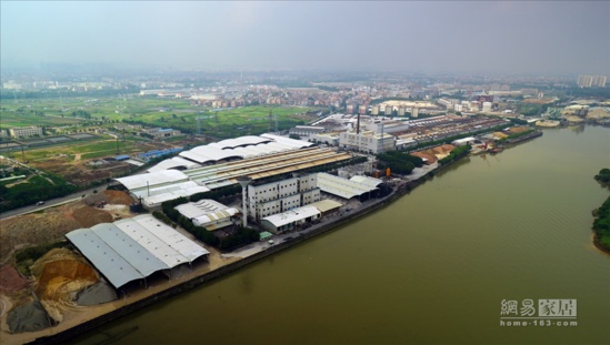 东莞唯美集团工厂鸟瞰图。