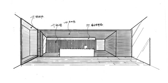 接待区手稿 RECEPTION SKETCH