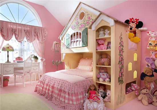 多彩墙面刷新家 打造曼妙童趣别墅