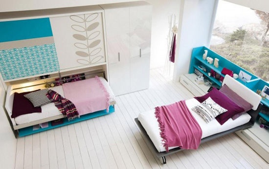 卧室一秒变客厅 小小壁床造福小户型