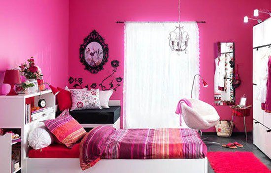美丽公主房 8个粉色墙面扮柔美闺房