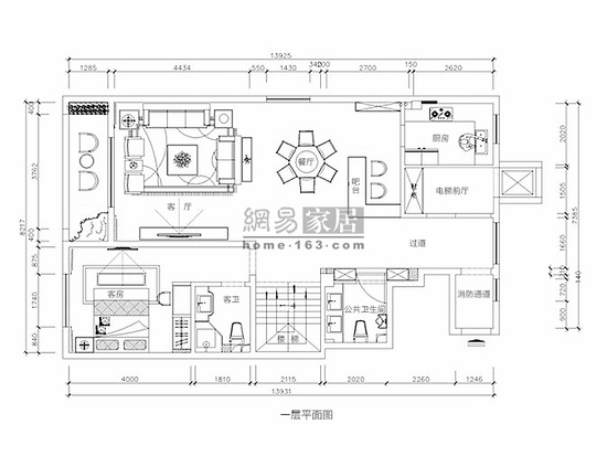 一层户型原图