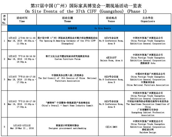 第37届中国（广州）家博会现场活动一览