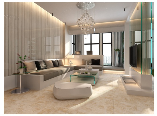 柔光砖挑起客厅“颜值”，演绎四种装修风格