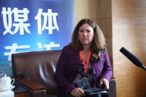 GE水处理大中华区产品销售总监高奇志在峰会上接受主流媒体采访。