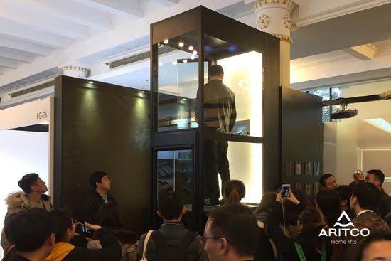 设计上海2017完美收官，瑞特科Aritco家用电梯首秀告捷