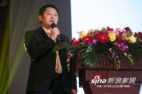 本次盛典赞助商广东顺德迪峰机械有限公司副总经理刘宁致辞