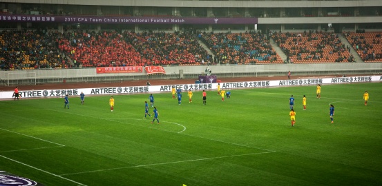 大艺树地板联合CCTV5为中国女足加油助威