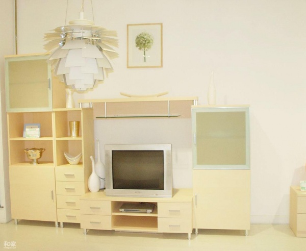 随行悠闲的组合电视柜 为居室打造视觉层次