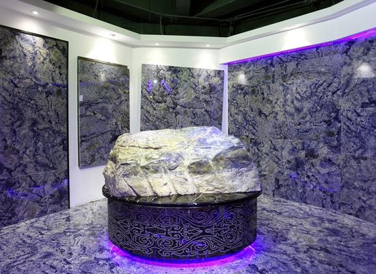 【丰品设计】简一大理石瓷砖总部展厅