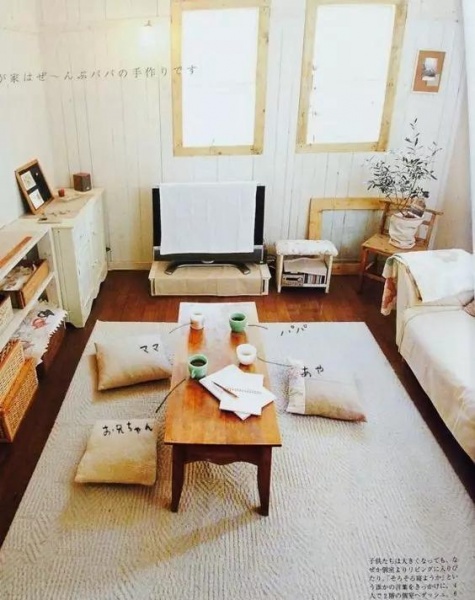 不用榻榻米、升降桌，5招打造日式温暖家居