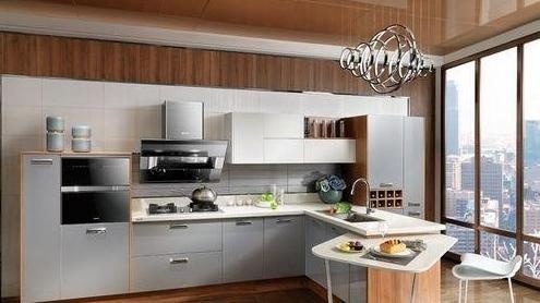 L型橱柜设计 充分利用厨房每一寸空间