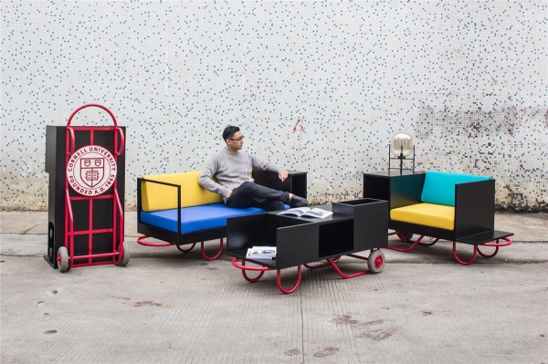 康奈尔大学发布“手推车”家具系列