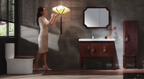 箭牌卫浴国际家居设计节大秀新中式 卫生间还能这么美