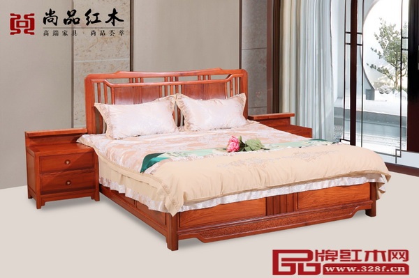 尚品红木·雅木新中式大床