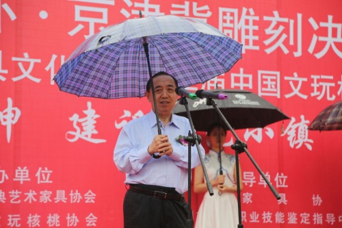 全国政协委员、人力资源社会保障部原党组副书记、副部长杨志明宣布活动开幕