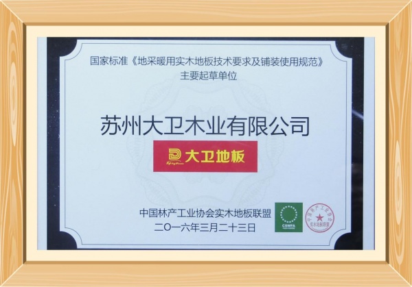 稳定制胜|大卫地板荣耀加冕“中国地热地板十大品牌”！