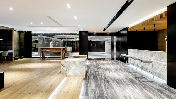 新作 | 空间与时间相互交融——武汉创意办公室展厅