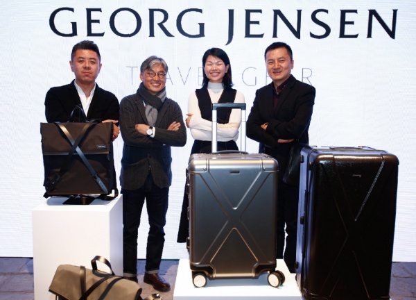 左起：建筑师马岩松、乔治杰生全球设计总监David Chu、《GQ》主编王锋、时装设计师吕燕