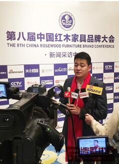 忆古轩总经理刘宇接受中央电视台等媒体采访