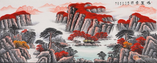 点缀家居装饰画 怎能缺少一幅山水画