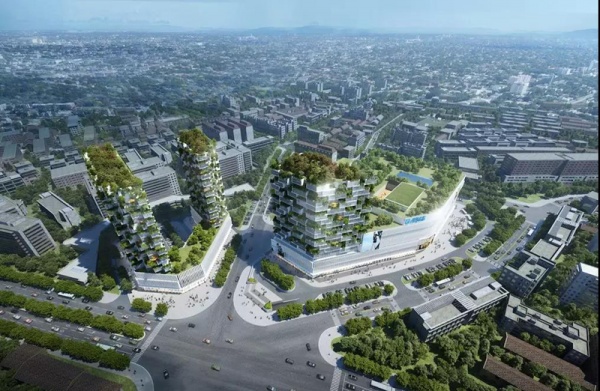 “垂直森林·城市综合体”效果图
