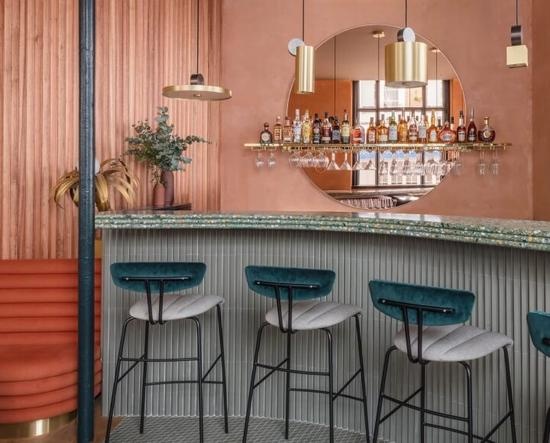 餐饮空间，酒吧餐厅设计，伦敦餐厅设计，地中海风情酒吧餐厅设计，西班牙设计公司Sella Concept，Omar’s Place
