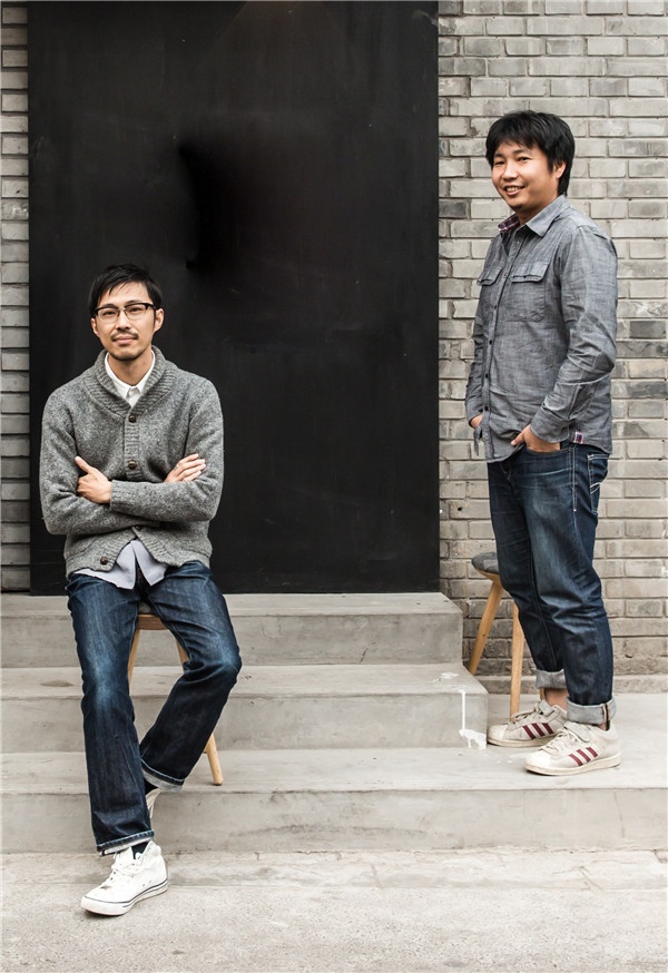 odd设计事务所合伙人 出口勉（左） 冈本庆三（右）