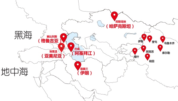   华凌国际家居广场-中西亚布局规划图