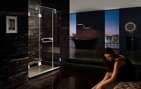 希尔顿酒店同款淋浴房 德立淋浴房让你体验星级卫浴享受