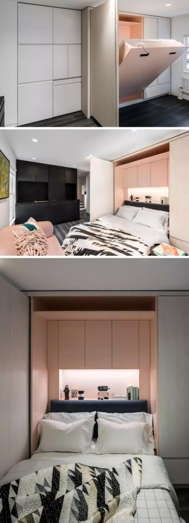 20㎡迷你公寓变身舒适套间 仅靠一堵墙就能搞定