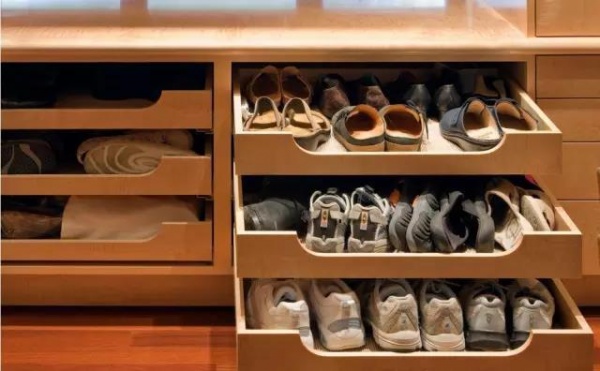 鞋柜照着这样设计，家里有熊孩子都不会乱！