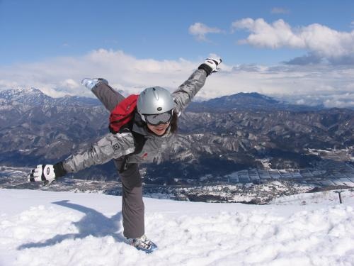 卢小华热爱的滑雪运动
