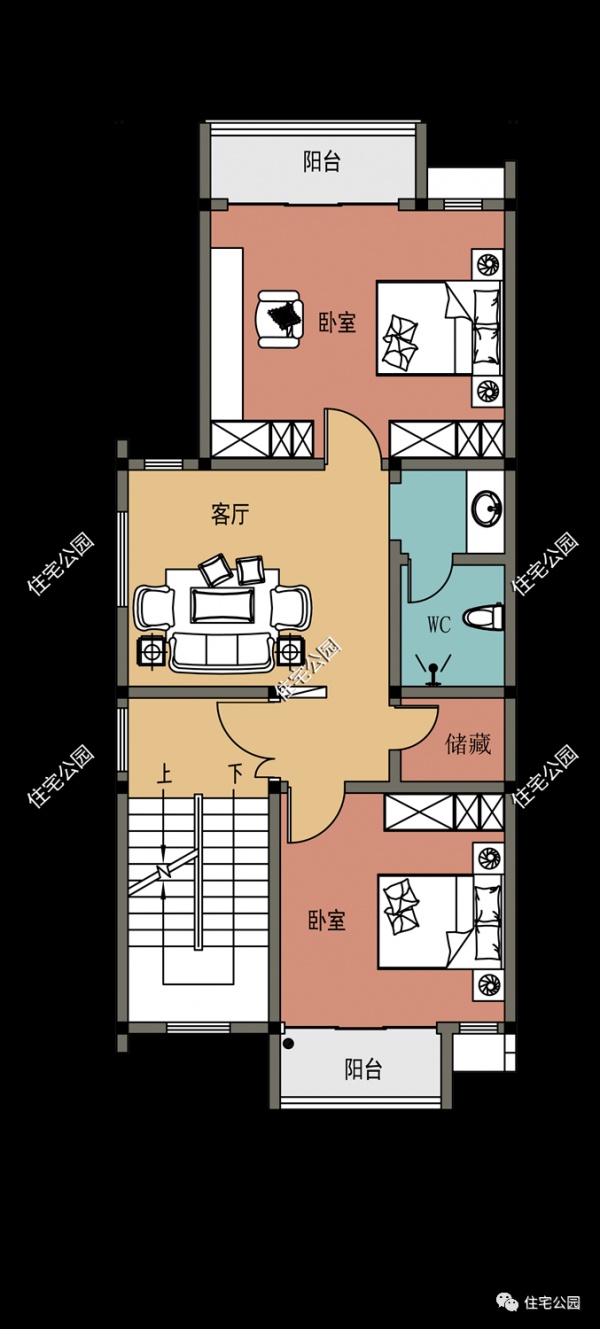 临街建栋6×13米的农村房，既能开店还能出租！