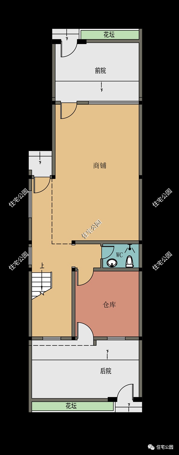 临街建栋6×13米的农村房，既能开店还能出租！