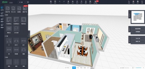 在線3d設計軟件怎麼選?愛福窩,酷家樂,設計雲與三維家