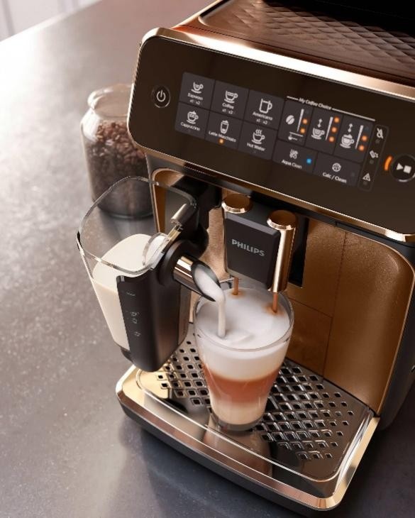 飞利浦咖啡机一键拿铁，开启阖家饮咖新体验