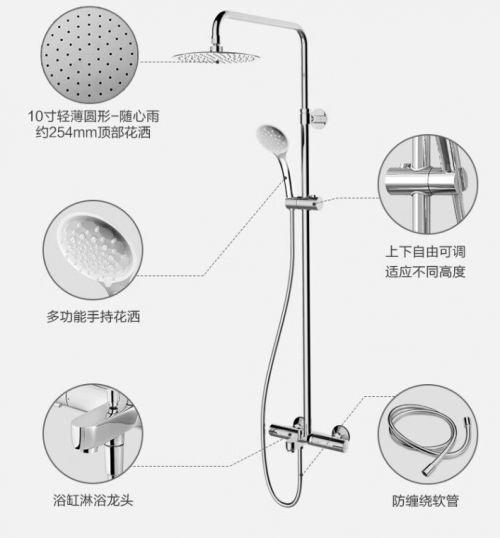 科勒卫浴齐悦三出水恒温淋浴花洒，你的双十一必买好物